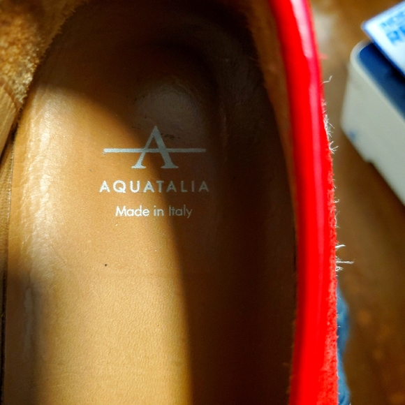 Aqualita red suede shoes - Picture 2 of 7